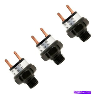 Train Horn �d��/�G�A�z�[��VXA7150���߂�3��120-150PSI�G�A���̓X�C�b�`�^���N�}�E���g1/4 3pcs 120-150PSI Air Pressure Switch Tank Mount 1/4 for Train/Air Horn VXA7150