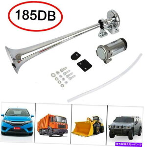 Train Horn 185DBNbh4gybgԃGAz[Ԃ̃gbÑ{[gRpNgz[Xs[J[12V NEW 185DB Quad 4 Trumpet Train Air Horn Car Truck Boat Compact Horn Speaker 12V NEW