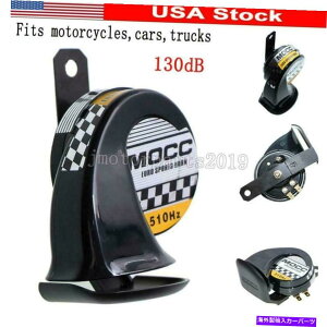 Train Horn 12Vjo[T130DBX[p[EhJ^cz[̂߂ɃI[goC̎Ԃ̃gbÑ{[ggC 12V Universal 130DB Super Loud Snail Horn For Motorcycle Car Truck Boat Train