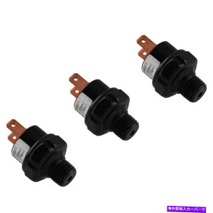 Train Horn d/GAz[VXA7200߂3170-200PSIGA̓XCb`^N}Eg1/4" 3pcs 170-200PSI Air Pressure Switch Tank Mount 1/4" for Train/Air Horn VXA7200