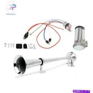 Train Horn odԎԂ̃gbÑ{[g150DBVOgybgGA[z[RvbT[Lbg12Vp For Van Train Car Truck Boat 150DB Single Trumpet Air Horn Compressor Kit 12V