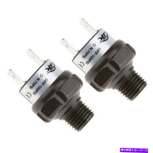 Train Horn 2Pack 12Vgybgdԃz[RvbT[GA[̓XCb`NPT1 / 4 70-100PSI 2Pack 12V Trumpet Train Horn Compressor Air Pressure Switch NPT1/4 70-100PSI