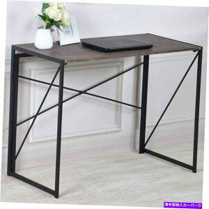 Train Horn ܂肽݃fXN͂܂AZu͗vA40" CeBORs[^[fXNȃXy[X Folding Desk No Assembly Required, 40" Writing Computer Desk Space Saving