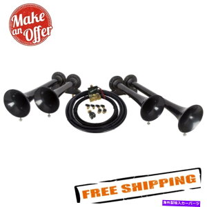 Train Horn HornBlasters AH-S4�V���b�J�[XL�G�N�X�g�����E�h�d�ԃG�A�z�[���L�b�g HornBlasters AH-S4 Shocker XL Extra Loud Train Air Horn Kit �y���s�A���i�z