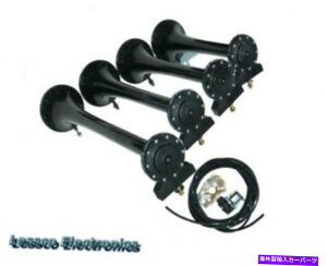 Train Horn Hornblasters HB4HBVPKGNVbN4s[XubNgCz[LbgBAJI Hornblasters HB4HBVPKG Classic 4-Piece Black Train Horn Kit. Made in the USA!