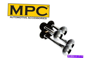 Train Horn 4�g�����y�b�g��ԃz�[���A�ԁ��g���b�N12V W /�\���m�C�h�o���u - ��t���� 4 Trumpet Train Horn For Cars & Trucks 12v w/solenoid valve - mounting hardware �y���s�A���i�z