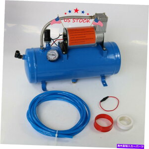 Train Horn AIR COMPRESSOR WITH 6 LITER TANK DC 12V / 150PSITRAIN HORNSLsOJ[^CFITS AIR COMPRESSOR WITH 6 LITER TANK DC 12V/150PSI FITS TRAIN HORNS MOTORHOME TIRES