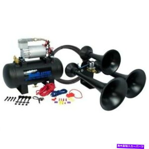 Train Horn Hornblasters HK-C3B-127HAEg[ubN127Vx 1.5K120TCdԃz[NEW Hornblasters HK-C3B-127H Outlaw Black 127Vx 1.5 Gallon 120 Psi Train Horn NEW