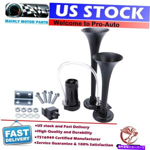 Train Horn LOUD DUAL�g�����y�b�gTRAIN AIR HORN COMPRESSOR SYSTEM KIT CAR / TRUCK / RV 12V DC 150DB LOUD DUAL TRUMPET TRAIN AIR HORN COMPRESSOR SYSTEM KIT CAR/TRUCK/RV 12V DC 150DB �y���s�A���i�z