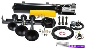 Train Horn KleinnGAz[VELO-730dԃz[ƃI{[hGAVXéA914F-150ɓK܂ Kleinn Air Horns VELO-730 Train Horn And Onboard Air System Fits 09-14 F-150