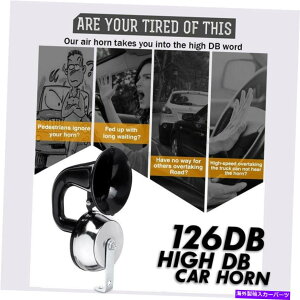 Train Horn ���E�h126�f�V�x���V���O���g�����y�b�g�J�^�c�����d�ԃG�A�z�[���J�[/�g���b�N/�o�X/�o��12V / 24V 3 F Loud 126db Single Trumpet Snail Train Air Horn Car/Truck/Bus/Van 12V/24V 3 F �y���s�A���i�z