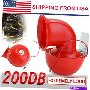 Train Horn �Ԃ̃g���b�N�̃{�[�g�^�N�V�[K4W3�X�[�p�[���E�h�G�A�V�X�e��200DB + 12V�d�ԃG�A�z�[���L�b�g Super Loud Air System 200DB+12V Train Air Horn Kit for car truck Boat Taxi K4W3 �y���s�A���i�z