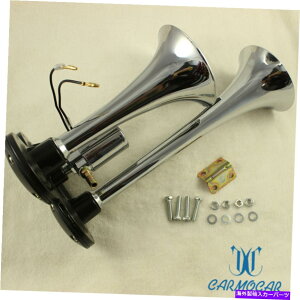 Train Horn TRAIN SOUND AIR HORN KIT CHROME IMPACT 150DB 3 TRIPLE TRUMPET DEEP LOUD TRAIN SOUND AIR HORN KIT CHROME IMPACT 150DB 3 TRIPLE TRUMPET DEEP LOUD �y���s�A���i�z