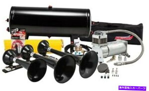 Train Horn KleinnԃGAz[HK7vuX^[ABSgvgCz[Lbg Kleinn Automotive Air Horns HK7 Pro Blaster ABS Triple Train Horn Kit