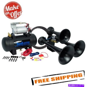 Train Horn HornBlasters HK-C3B-127HAEg[127HubNdԃz[Lbg HornBlasters HK-C3B-127H Outlaw 127H Black Train Horn Kit