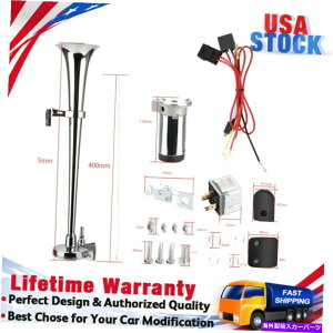 Train Horn CarTruckgC{[gp12VX[p[EhGAz[RvbT[VOgybgLbg 12V Super Loud Air Horn Compressor Single Trumpet Kit For CarTruck Train Boat