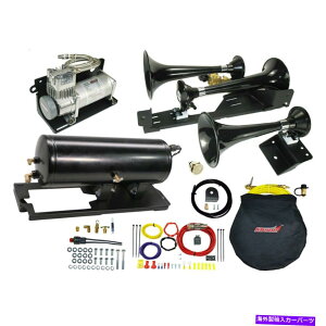 Train Horn KleinnԃGAz[/z[w RAMHD-230dԃz[ƃI{[hGAVXe Kleinn Automotive Air Horns RAMHD-230 Train Horn And Onboard Air System w/Horn
