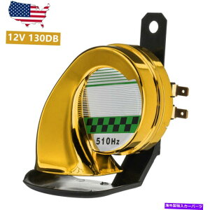 Train Horn �X�[�p�[���E�h�J�^�c�����G�A�z�[���T�C����130�f�V�x���h��12V�I�[�g�o�C�����ԃg���b�NW1S6 Super Loud Snail Air Horn Siren 130dB Waterproof 12V Motorcycle Car Truck W1S6 �y���s�A���i�z