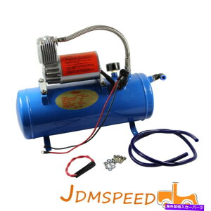 Train Horn 6bg^NpgCz[LsOJ[̃^C150PSICk@DC 12V 150psi Air Compressor Dc 12v With 6 Liter Tank For Train Horns Motorhome Tires