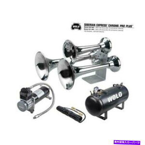 Train Horn Woloモデル850から860キャノンエクスプレスProの電車ホーンとヘビーデューティエアシステム Wolo Model 850-860 Cannonball Express Pro Train Horn and Heavy-Duty Air System