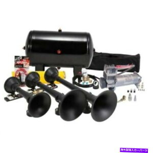 Train Horn Kleinn�z�[���YHK9 ProBlaster�R���v���[�g���ɂ̃g���v���g���C���z�[���p�b�P�[�WNEW Kleinn Horns HK9 ProBlaster Complete Ultimate Triple Train Horn Package NEW �y���s�A���i�z