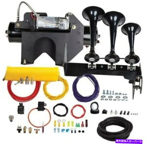 Train Horn KleinnԃGAz[/z[w HDKIT-230dԃz[ƃI{[hGAVXe Kleinn Automotive Air Horns HDKIT-230 Train Horn And Onboard Air System w/Horn