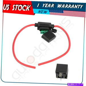 Train Horn ϋvɗD30AChq[Y4s12V[ԃGAz[RvbT[Lbg Durable 30A Line Waterproof Fuse 4-Pin 12V Relay Train Air Horn Compressor Kit