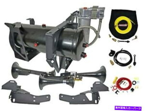 Train Horn KleinnԃGAz[/z[w GMHD-230dԃz[ƃI{[hGAVXe Kleinn Automotive Air Horns GMHD-230 Train Horn And Onboard Air System w/Horn