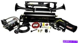 Train Horn /z[w KleinnԃGAz[SDKIT17-734gCz[ƃI{[hGAVXe Kleinn Automotive Air Horns SDKIT17-734 Train Horn And Onboard Air System w/Horn