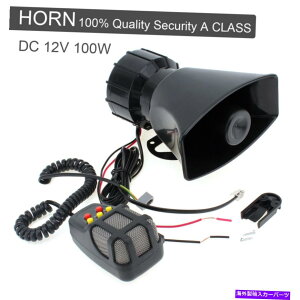 Train Horn 12V 5�T�E���h�T�C�����z�[���g���C���Ԃ̃g���b�N�̃{�[�g�X�[�p�[���E�h�A���[���X�s�[�J�[�V�X�e���}�C�N 12V 5 Sounds Siren Horn Train Car Truck Boat Super Loud Alarm Speaker System Mic �y���s�A