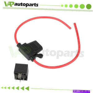 Train Horn dԃGA[z[RvbT[p4s12V[Lbg30AChq[Y 4-Pin 12V Relay Kit With 30A Line Waterproof Fuse For Train Air Horn Compressor