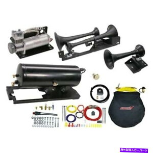 Train Horn KleinnԃGAz[/z[w RAMHD-734dԃz[ƃI{[hGAVXe Kleinn Automotive Air Horns RAMHD-734 Train Horn And Onboard Air System w/Horn