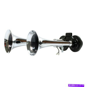 Train Horn �o���u���b�g�g���K�[�z�[���Y�U�E�{�X�f���A���g�[��2�g�����y�b�g�g���C���z�[�� Trigger Horns The Boss Dual-Tone 2 Trumpet Train Horn w Valve �y���s�A���i�z