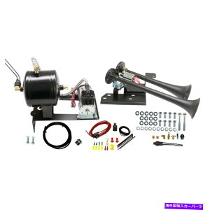 Train Horn V{[Vo[h1500 19-20WI{[hGAVXe{gIgCz[̂߂ For Chevy Silverado 1500 19-20 Standard Onboard Air System Bolt-On Train Horn