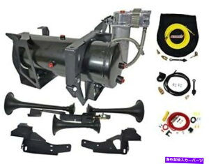 Train Horn KleinnԃGAz[/z[w GMHD-734dԃz[ƃI{[hGAVXe Kleinn Automotive Air Horns GMHD-734 Train Horn And Onboard Air System w/Horn