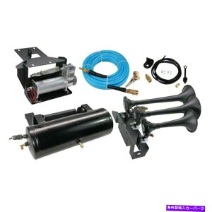 Train Horn g^^h720I{[hGAVXê߂̃bg6450RCRvbT[730dԃz[ For Toyota Tundra 07-20 Onboard Air System w 6450RC Compressor & 730 Train Horn
