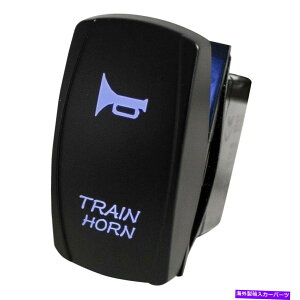 Train Horn dԃz[̂߂̃[XX|[cRSTHRSBu[bJ[LEDXCb` Race Sport RSTHRSB Blue Rocker LED Switch for Train Horn