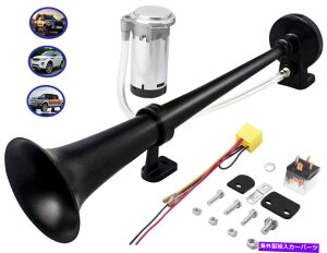 Train Horn GA[RvbT[AX[p[Eh12VGbNƃgbN̎Ԃ̂߂CarfkaGAgCz[Lbg Carfka Air Train Horn Kit for Truck Car with Air Compressor, Super Loud 12V Elec