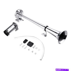 Train Horn 12V 178DbgybgGA[z[RvbT[Lbg̃odԎԂ̃gbÑ{[g 12V 178Db Trumpet Air Horn Compressor Kit For Van Train Car Truck Boat