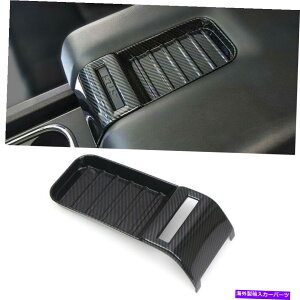 Carbon fiber Internal g^^h2014-2020̂߂̃J[{t@Co[Ci[A[Xg{bNXJo[g Carbon Fiber Inner Armrest Box Decoration Cover Trim for Toyota Tundra 2014-2020