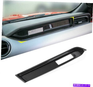 Carbon fiber Internal Yf@ۃCi[pCbgtH[h}X^O2015-2019p_bV{[hJo[g Carbon Fiber Inner Co-pilot Dashboard Cover Trim For Ford Mustang 2015-2019