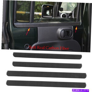 Carbon fiber Internal �J�[�{���t�@�C�o�[�C���i�[�E�B���h�E�̑����́A�W�[�v�����O���[JK 2007�N����2010�N�̂��߂ɃJ�o�[�X�g���b�v Carbon Fiber Inner Window Decoration Strips Cover For Jeep Wrangler JK 2007-2010 