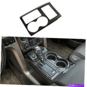 Carbon fiber Internal �Y�f�@�ۃC���i�[�Z���^�[�ϑ��p�l���J�o�[�g�����t�H�[�hF150���v�^�[9��14�� Carbon fiber Inner Center Gear Shift Panel Cover Trim For Ford F150 Raptor 09-14 �y���s�A���i�z