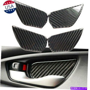 Carbon fiber Internal z_VrbNp2016-2017J[{t@Co[Ci[hAnh{EJo[CꂽCeA For Honda Civic 2016-2017 Carbon Fiber Inner Door Handle Bowl Cover Refit Decor
