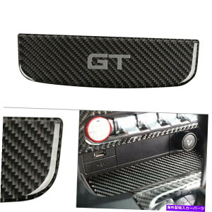 Carbon fiber Internal �J�[�{���t�@�C�o�[�C���e���A�C���i�[�X�g���[�W�{�b�N�X�g�����J�o�[�t�B�b�g�t�H�[�h�}�X�^���O2015-2019 Carbon Fiber Interior Inner Storage Box Trim Cover Fit Ford Mustang 2015-2019 �y��