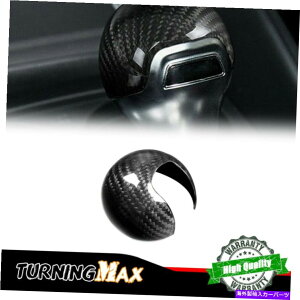 Carbon fiber Internal ۂ̒Yf@ۃCi[MAVtgmuJo[gLbv̂߂ɃAEfBA3 S3 2012N2018N Real Carbon Fiber Inner Gear Shift Knob Cover Trim Cap For Audi A3 S3 2012-2018