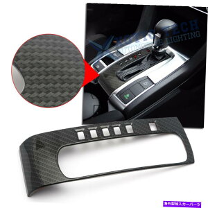 Carbon fiber Internal z_VrbN2016-2020\̃J[{t@Co[X^Cϑx[Jo[ For Honda Civic 2016-2020 10th Gen Carbon Fiber Style Gear Shift Bezel Cover