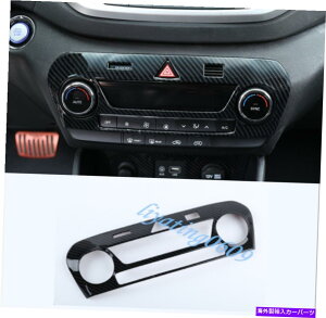 Carbon fiber Internal q_Cc[\2015-2018̂߂ɃJ[{t@Co[Ci[GARplJo[g Carbon Fiber Inner Air Condition Panel Cover Trim For Hyundai Tucson 2015-2018