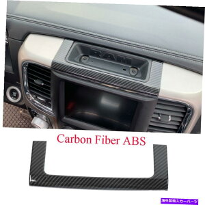 Carbon fiber Internal �_�b�WRAM 2010-2017�̂��߂ɃJ�[�{���t�@�C�o�[ABS�C���i�[�Z���^�[�R���\�[���̎��[�{�b�N�X�J�o�[ Carbon Fiber ABS Inner Center Console Storage Box Cover For Dodge RAM 2010-2017 �y���s�A���i