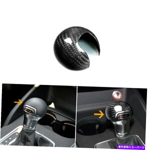 Carbon fiber Internal J[{t@Co[ԃVtgmuXebJ[Jo[ĝ߂ɃAEfBA3 S3 2012N2018N Carbon Fiber Inner Gear Shift Knob Sticker Cover Trim For Audi A3 S3 2012-2018